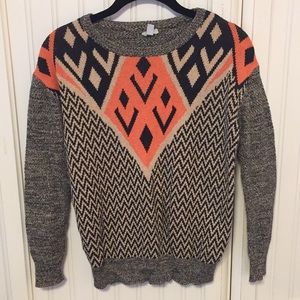 Pullover cardigan sweater